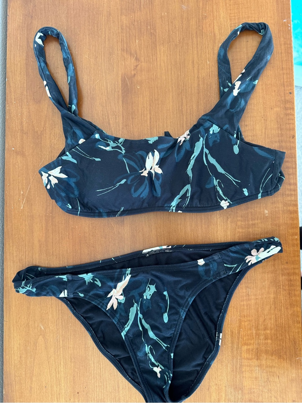 O'Neill Black Floral Bikini Set